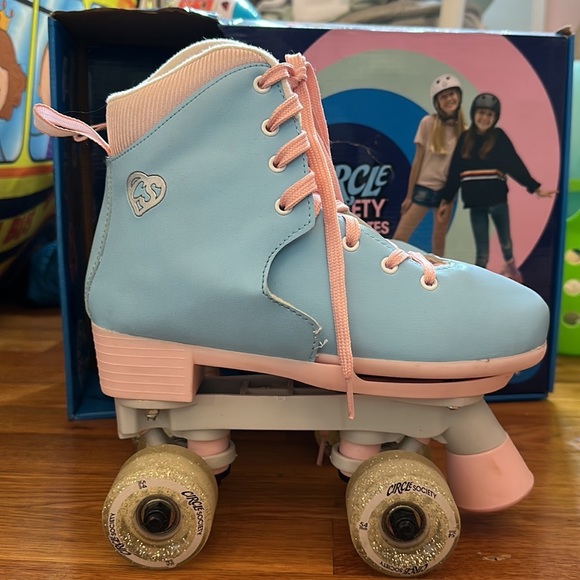 Circle society Adjustable skates, blue pink cotton candy - Picture 5 of 6